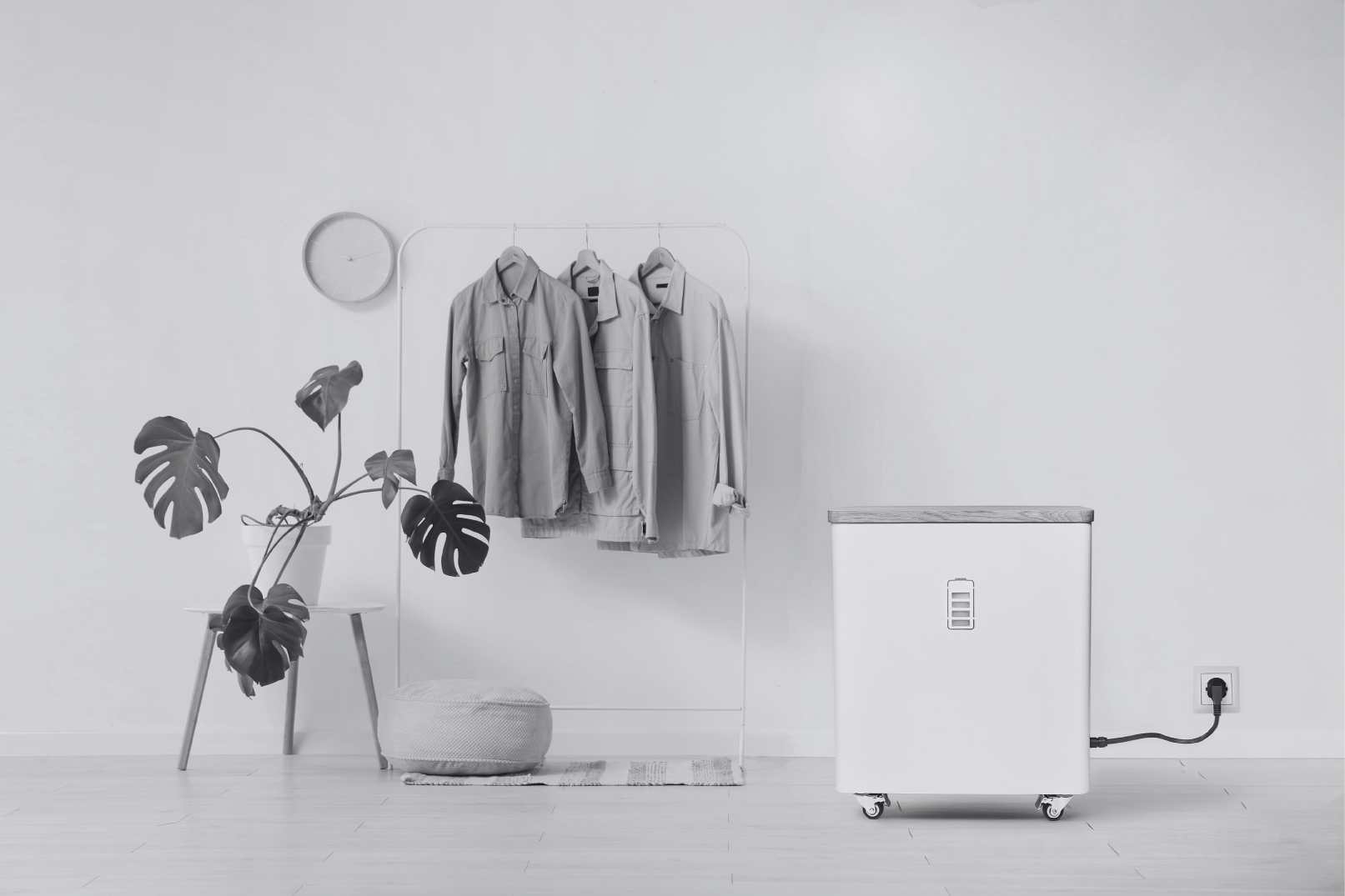 YOUL one intelligenter Batteriespeicher in minimalistischem Design.