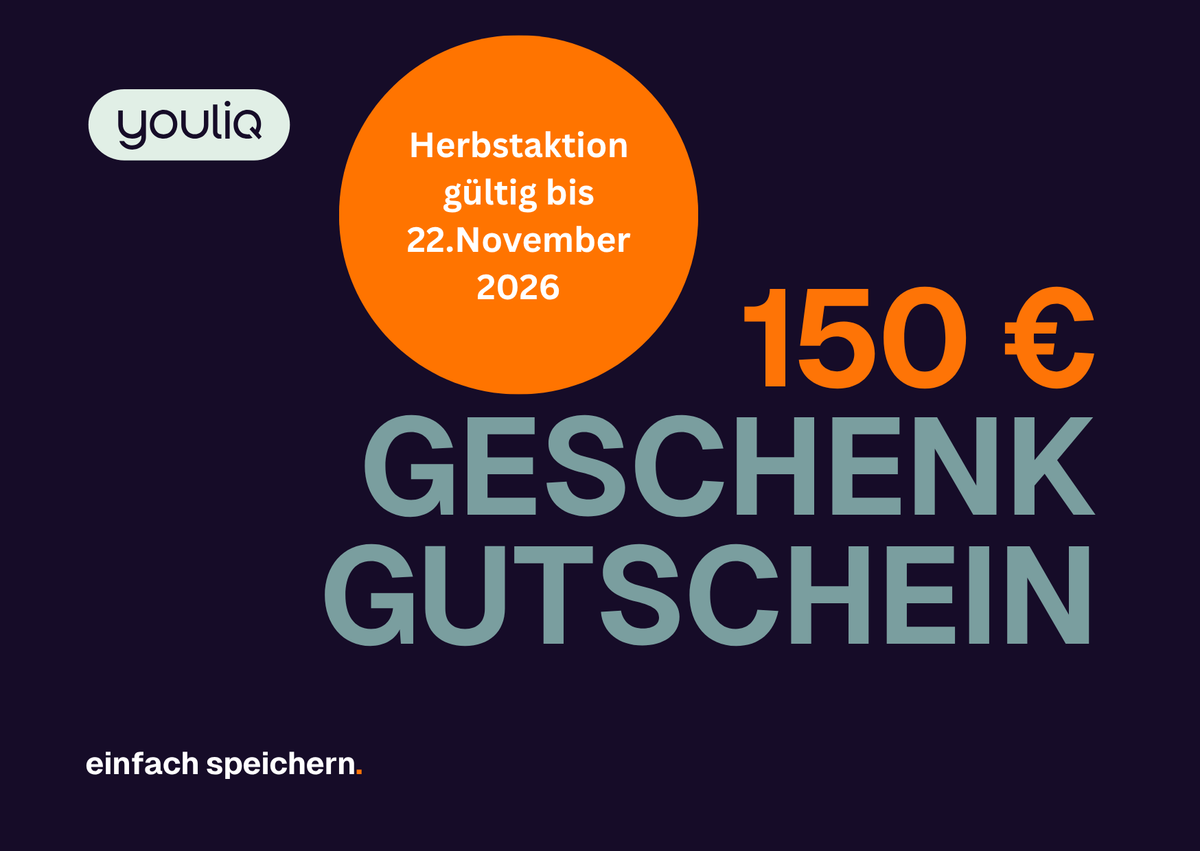 YOULIQ one Kunde wirbt Kunde Herbstaktion 150 €